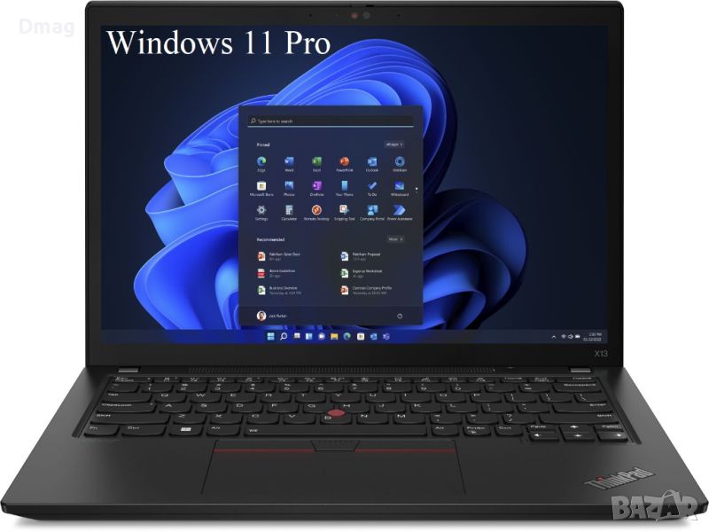 13.3" IPS ThinkPad X13/Ryzen 5 PRO/DDR5 /1TB SSD/Win11Pro, снимка 1