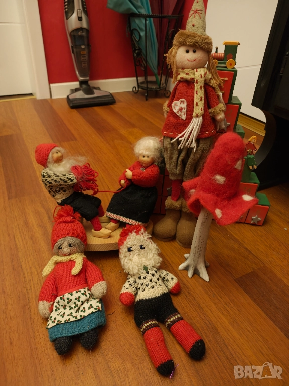 Лот коледна норвежка декорация ръчна изработка , снимка 1