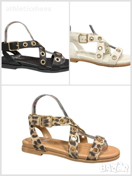 Дамски сандали на равна подметка , снимка 1