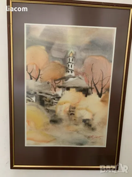 САВА ЦОНОВСКИ - акварел, снимка 1