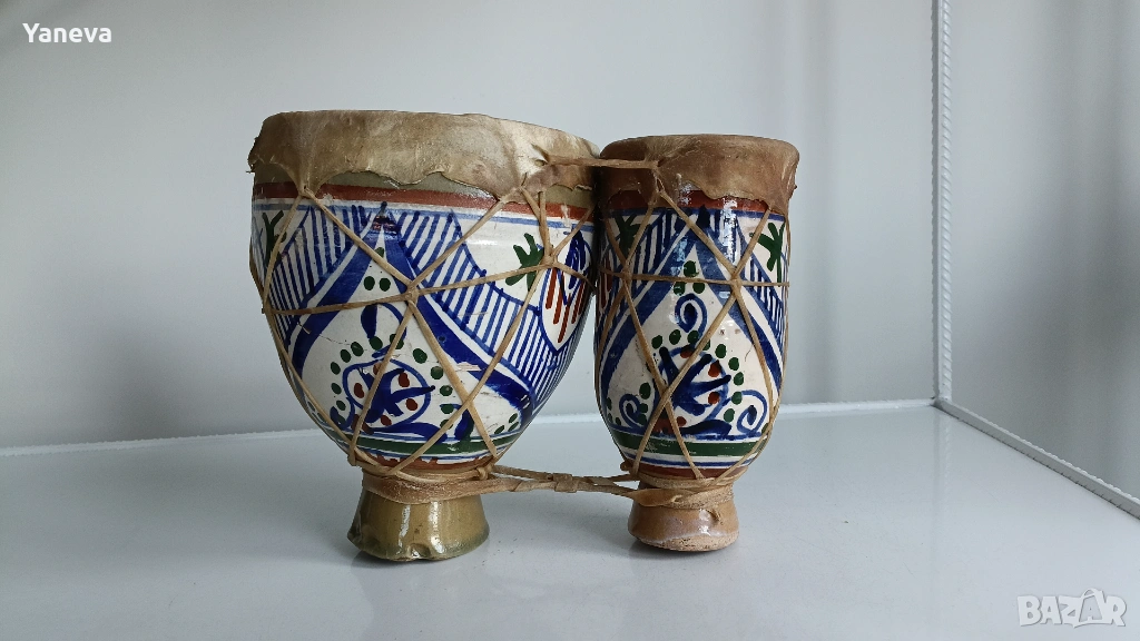 Тарамбука, порцелан и кожа ., снимка 1