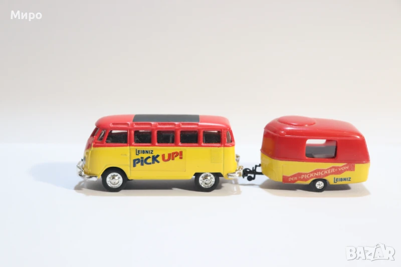 1/64 GRELL MODEL VW BUS КОЛИЧКА МОДЕЛ, снимка 1
