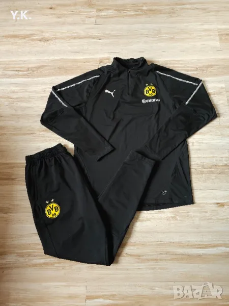 Оригинално мъжко долнище и горнище Puma DryCell x Borussia 09 Dortmund / Season 18-19 (Training), снимка 1