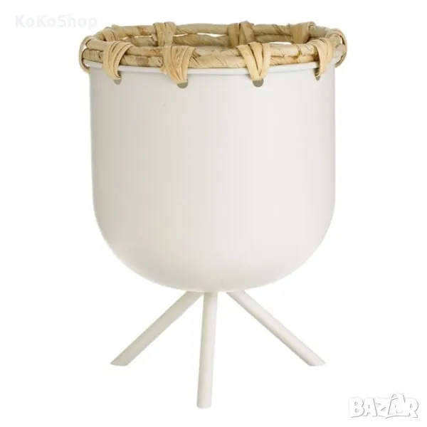 Метална кашпа-18х24.5 см./кашпа, снимка 1