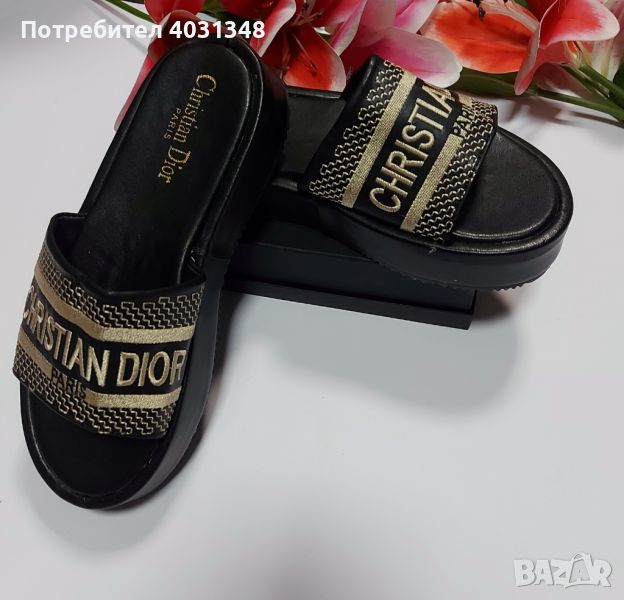 Дамски чехли Dior, снимка 1