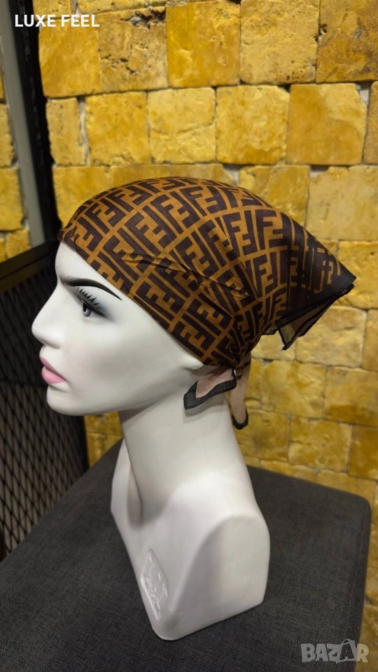 FENDI ⚜️Копринени Шалове, снимка 1