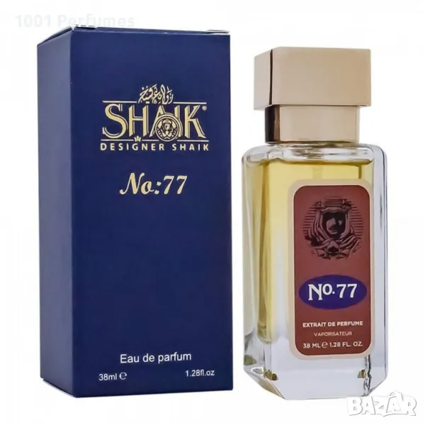 Мъжки мини парфюм Designer Shaik No.77 EDP 38ml, снимка 1