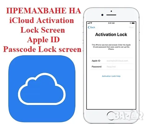 Премахване На Apple ID / iCloud Activation Lock Screen, Passcode Lock screen , снимка 1