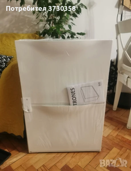 Нов шкаф за обувки икеа ikea бял trones  , снимка 1