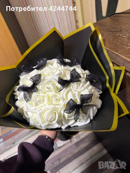 Ръчно изработено искутвено цвете 50, снимка 1