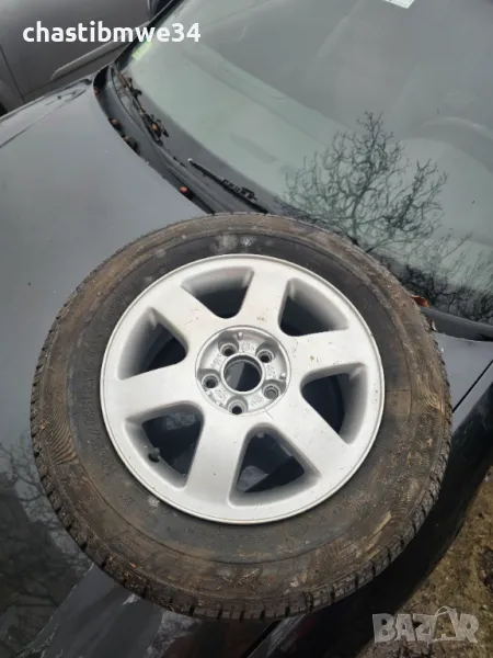 1бр. 15" 5х100 нова джанта с гумата, снимка 1
