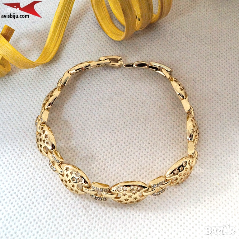 Гривна с 14К златно покритие 234817, снимка 1