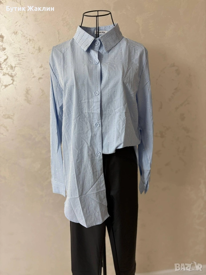 Дамска риза с камъчета , снимка 1