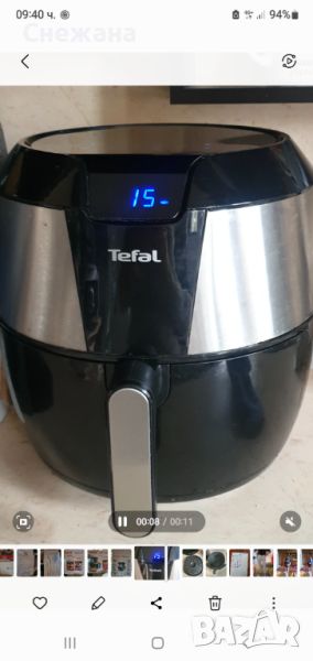 Фритюрник с горещ въздух Tefal Easy Fry XXL EY701D15, 1850 W, 1,6 кг, Регулируема температура, 8 про, снимка 1