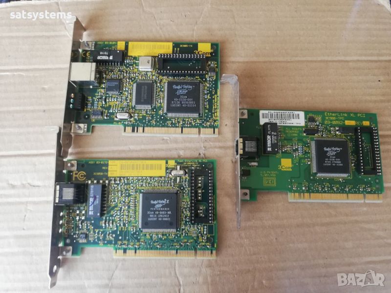 3COM 3C905-TX/3COM 3C900-TPO/3COM 3C905B-TX-NM Etherlink 10-100Base-TX Network Controller Card PCI, снимка 1