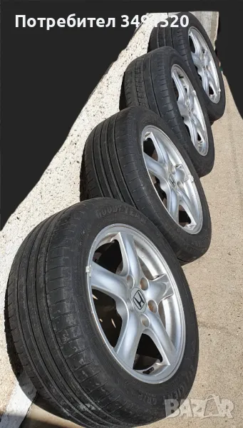 Гуми с джанти 205/55R16 за Honda Civic , Accord, снимка 1