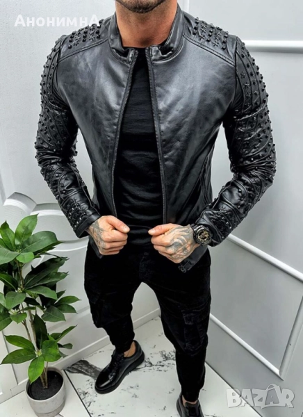 💥Мъжко кожено яке💥, снимка 1