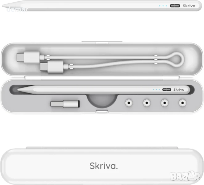 Стилус Skriva за iPadчувствителност към накланяне,отхвърляне на дланта, снимка 1