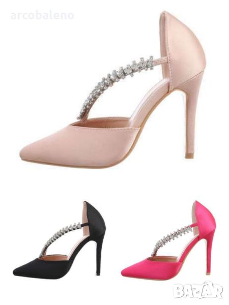 Дамски обувки на висок ток, 3цвята , снимка 1