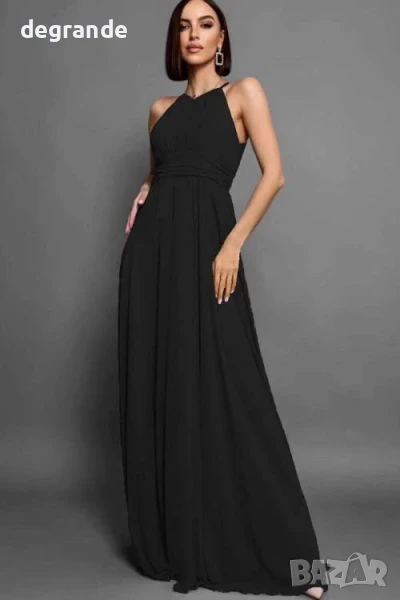 Дълга черна рокля, снимка 1