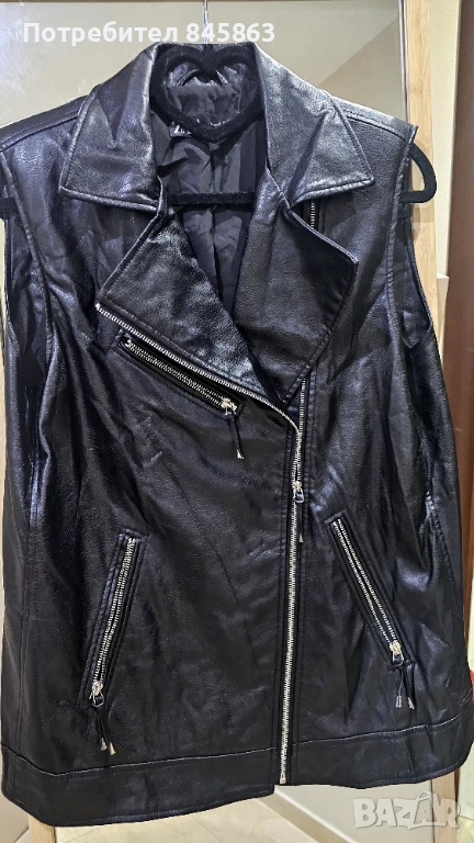 Кожен елек Zara , снимка 1