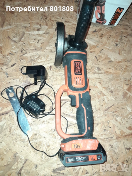 Акумулаторен ъглошлайф/флекс  Black and Decker , снимка 1