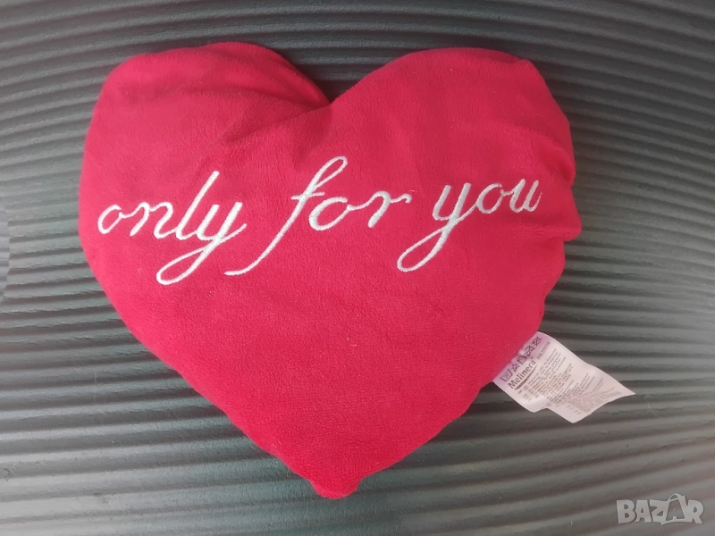 Only for you плюшена играчка сърце, снимка 1