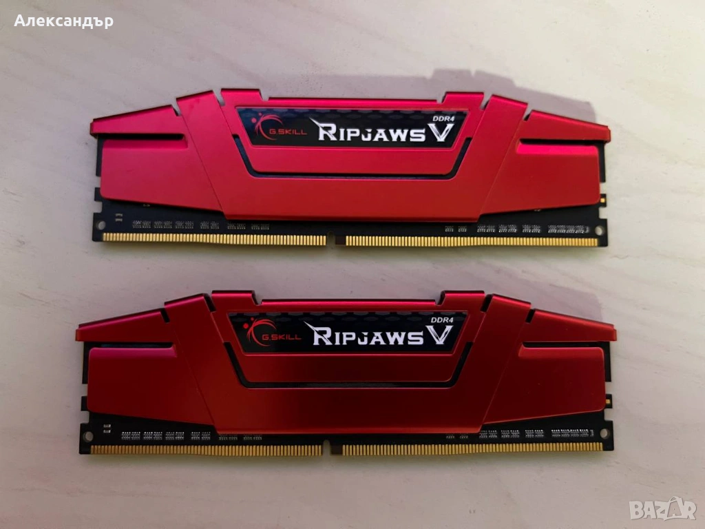RAM памет G.SKILL Ripjaws V 16GB(2x8GB) DDR4 3000MHz CL15, снимка 1