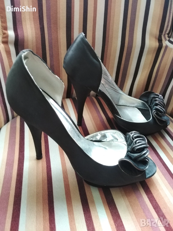 Елегантни обувки с висок ток Мегияс, снимка 1