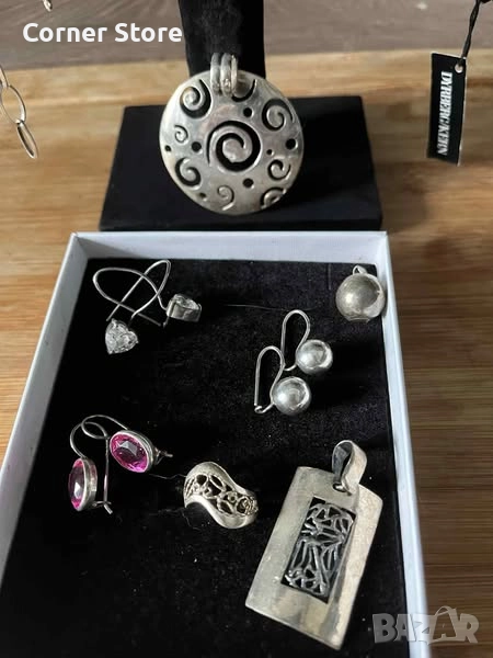 Комплект сребърни бижута, снимка 1