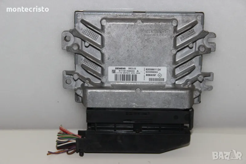 Моторен компютър ECU Dacia Logan / S110140023 A / S110140023A / 8200598393 / 8200661124 / EMS3132, снимка 1