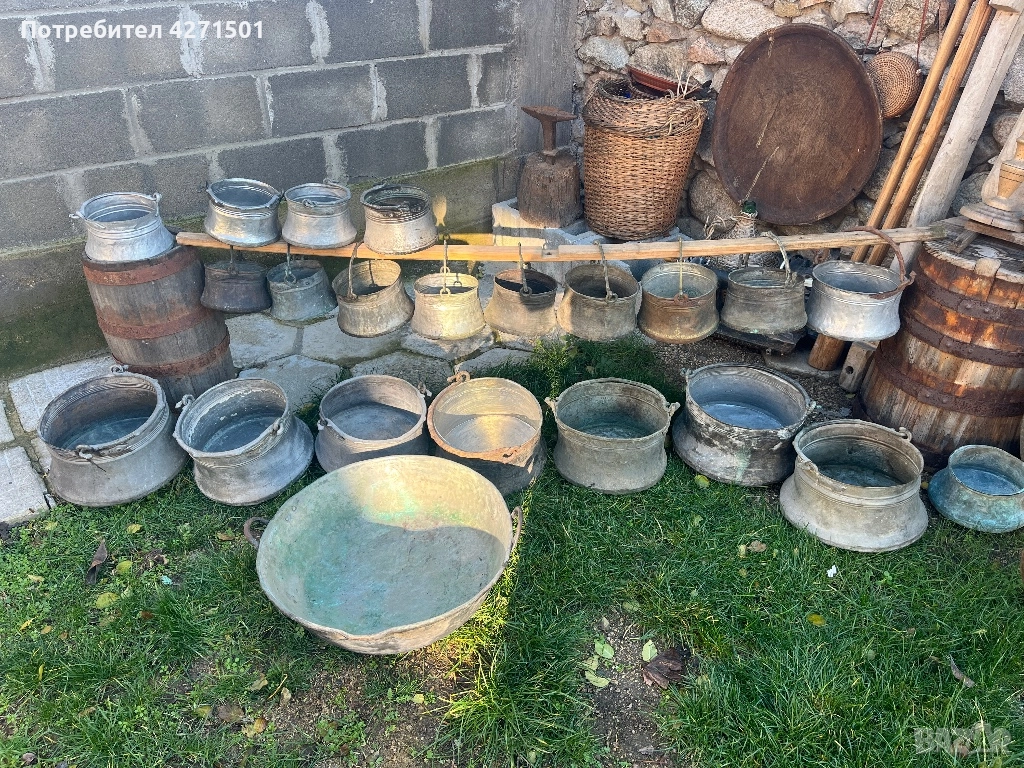 Стари менци и чанове тави, снимка 1