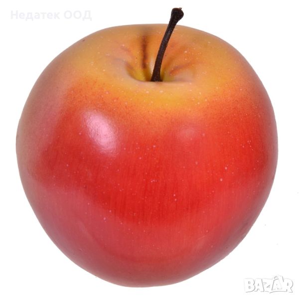 Декоративна, ябълка, червена, 8 см, снимка 1