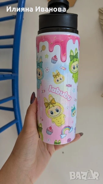 Бутилка и чаша лабубу, снимка 1