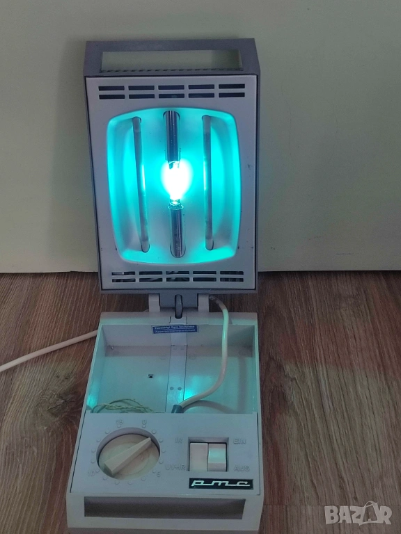 Противовирусна бактерицидна соларна лампа UV + IR. 2 в 1 за нагревки или дезинфекция, снимка 1