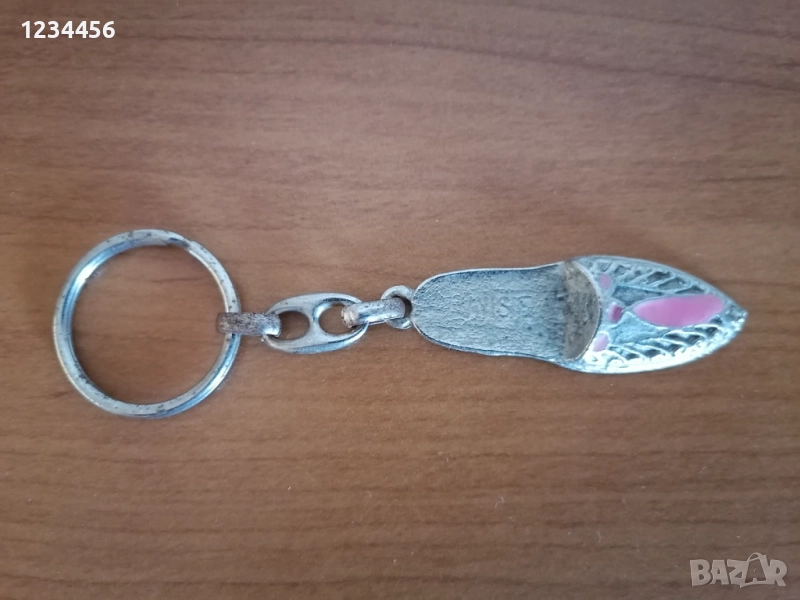 Метален ключодържател от Тунис с гравиран надпис TUNISIA - 2 лв., снимка 1