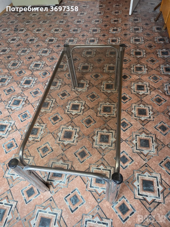 Холова маса от тръбна мебел, снимка 1