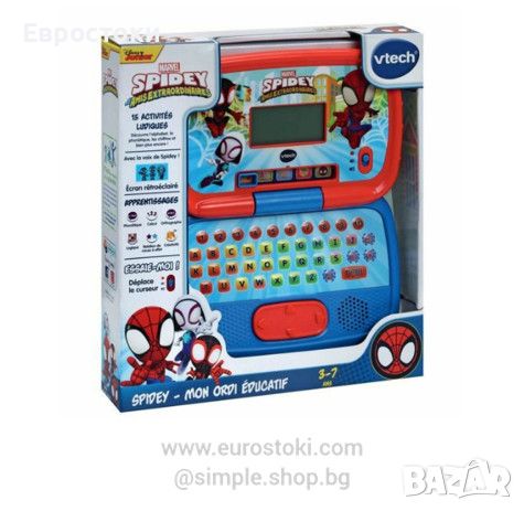 Интерактивна играчка детски лаптоп Vtech Spidey «Mon ordi éducatif», снимка 1