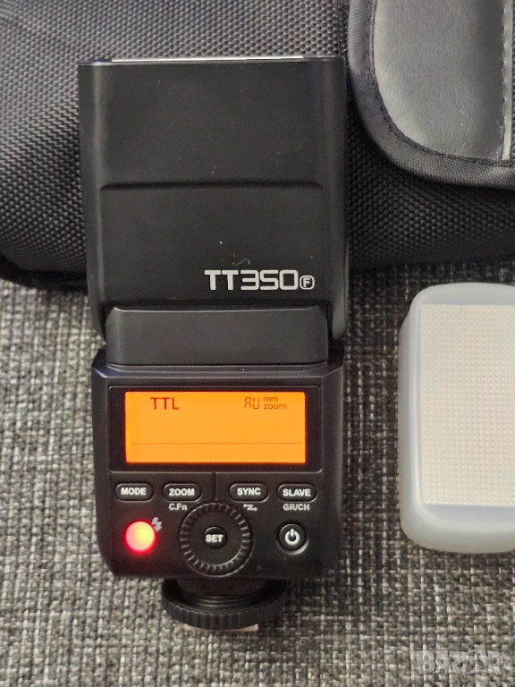 Продавам Компактна светкавица Godox TT350F за Fujifilm, перфектна, без забележки, снимка 1