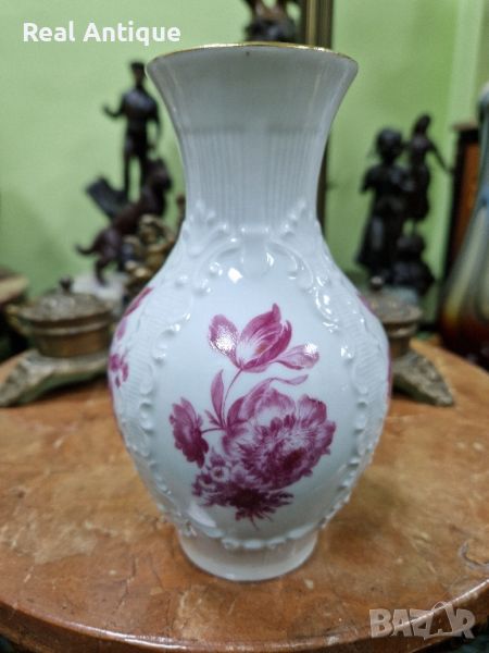 Чудесна много красива антикварна колекционерска порцеланова ваза Royal KPM , снимка 1