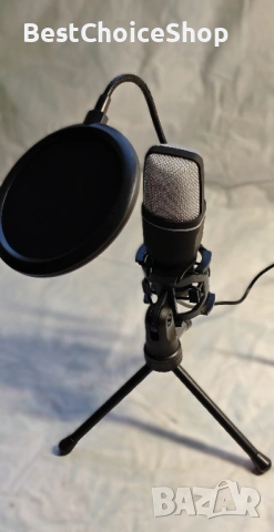 геймърски кондензаторен микрофон Yanmai SF-666R RGB, Plug-and-Play, снимка 2 - Микрофони - 53712635