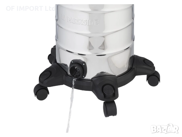 Прахосмукачка за Сухо и Мокро Почистване PARKSIDE 1400W PWD 25 C4 25L, снимка 8 - Прахосмукачки - 51616892