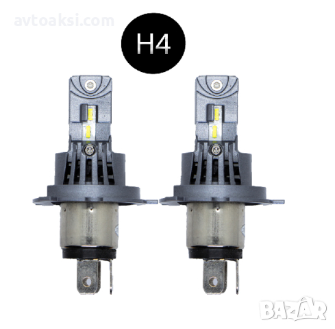 Диодни LED Крушки H7/H1/H4 60w 2бр к-т, снимка 4 - Аксесоари и консумативи - 44949609