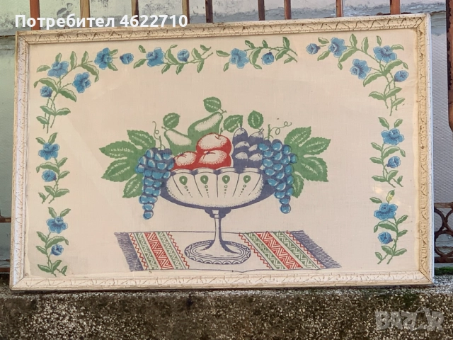 стара картина щампа на плат , снимка 4 - Картини - 52424713