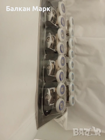 Нови Двойни Ролки за Душ Кабина (8 бр.) – 20мм / 6мм стъкло, снимка 2 - Душ кабини и вани - 53784897