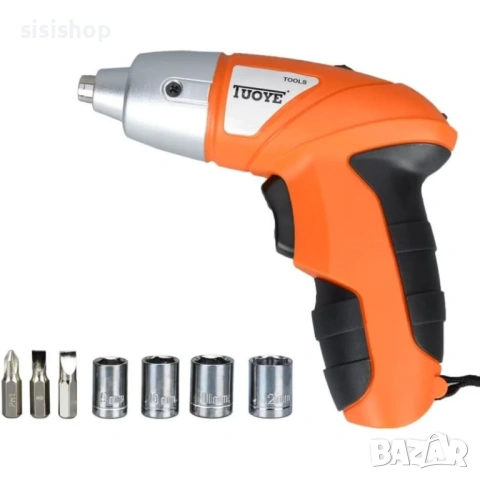 Акумулаторен мини винтоверт с 45 части в удобен куфар 4929, снимка 10 - Други инструменти - 53994026