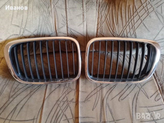 BMW E46 двойни черни и оригинални хромирани бъбреци , снимка 9 - Аксесоари и консумативи - 52915152