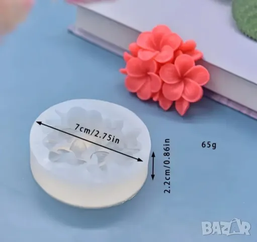 Молд цвете , снимка 2 - Форми - 50353084