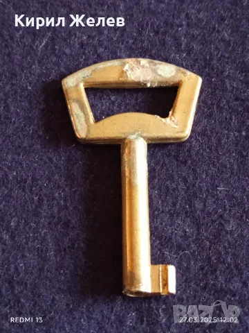 Стар ключ от соца за шкаф,ракла за КОЛЕКЦИЯ ДЕКОРАЦИЯ БИТОВ КЪТ 38195
