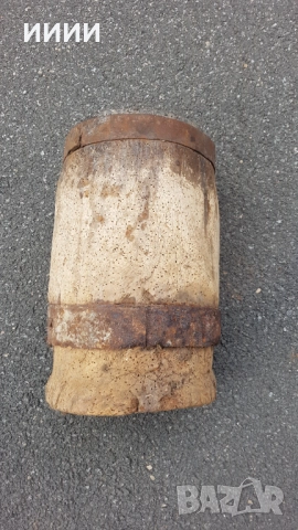 Буталка бучка съд , снимка 2 - Антикварни и старинни предмети - 52041828